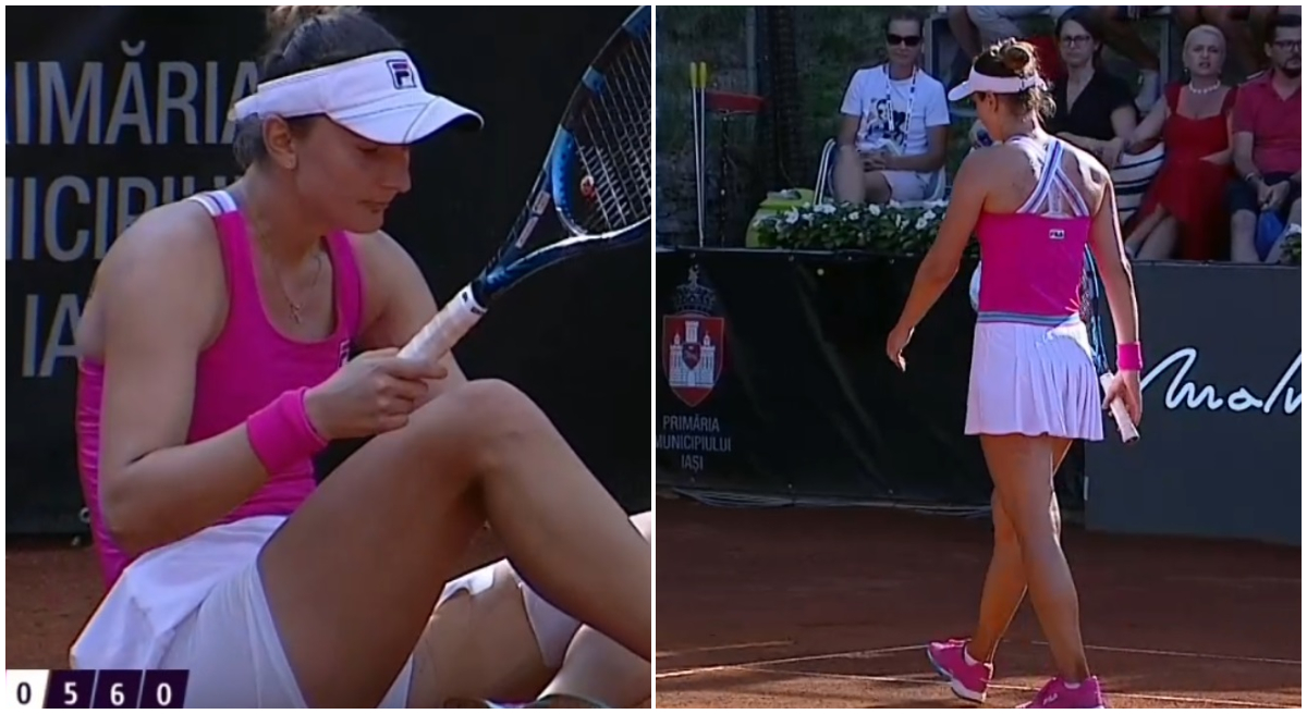 Moment rar la meciul Irinei Begu de la Iași! Raluca Olaru s-a enervat