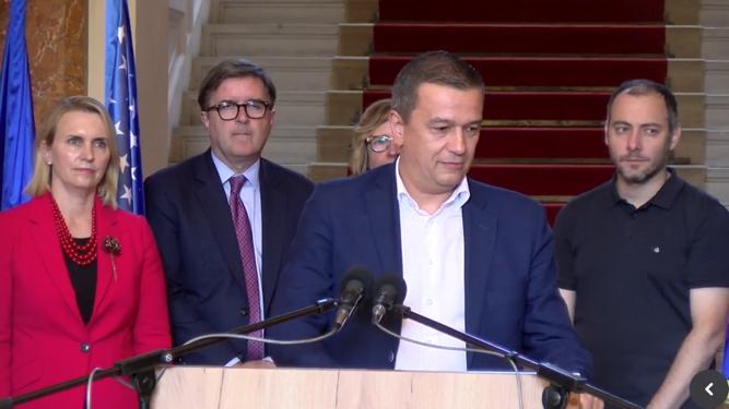România, SUA și Ucraina vor să crească fluxul de transport al cerealelor ucrainene la 4 mil. tone. Sorin Grindeanu: Trebuie accelerate transporturile