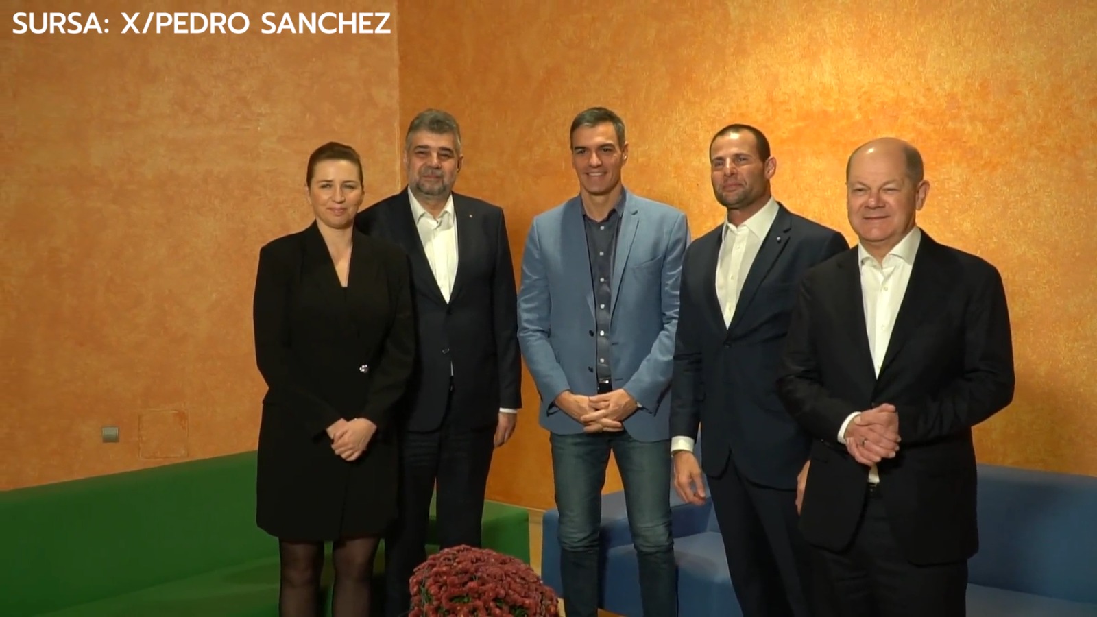 Ciolacu s-a întâlnit cu Sanchez, Scholz și Frederiksen, la Malaga /„Europa are nevoie și de o agendă progresistă”
