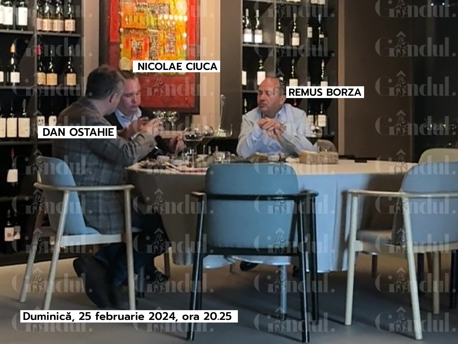VIDEO EXCLUSIV | Este Dan Ostahie varianta PNL pentru Capitală? Ce a răspuns Nicolae Ciucă la masa la care se afla alături de milionar, dar și de Remus Borza