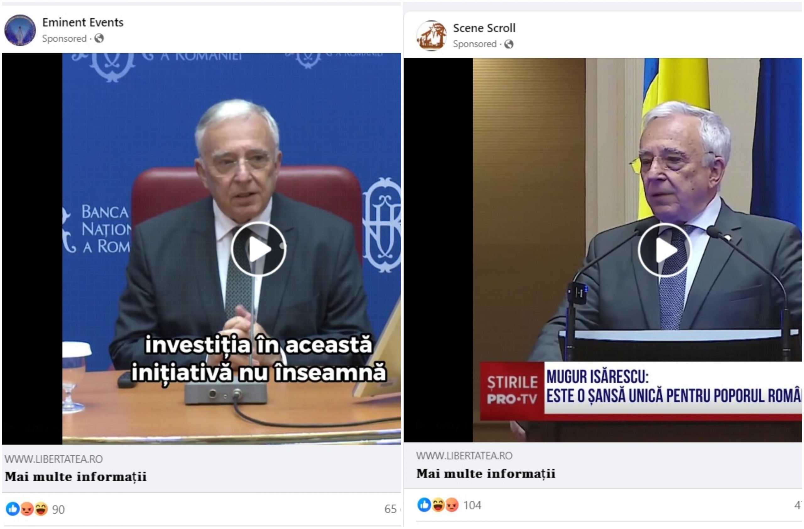 Imaginea Site-ului Libertatea, Folosită în Deep Fake-ul Cu Guvernatorul BNR Mugur Isărescu. Banca Centrală Avertizează împotriva Fraudelor Imaginea Site-ului Libertatea, Folosită în Deep Fake-ul Cu Guvernatorul BNR Mugur Isărescu. Banca Centrală Avertizează împotriva Fraudelor