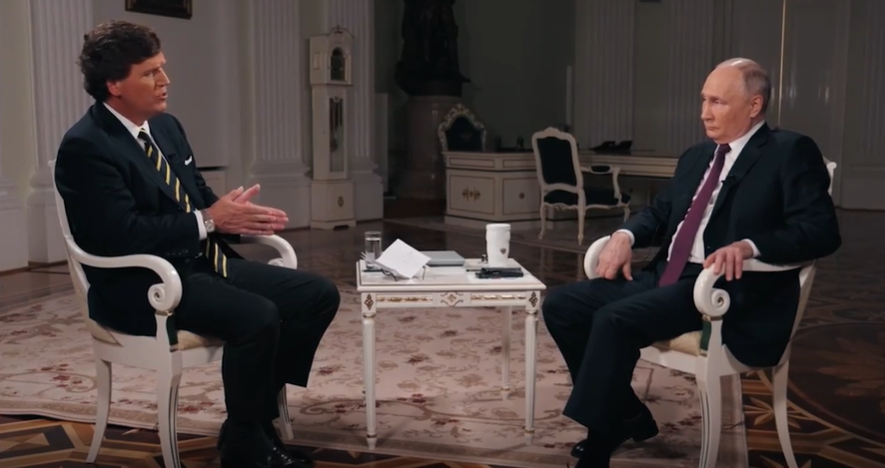 INTERVIU ISTORIC | Vladimir Putin, față în față cu Tucker Carlson. Ce condiții pune liderul de la Kremlin pentru încetarea războiului