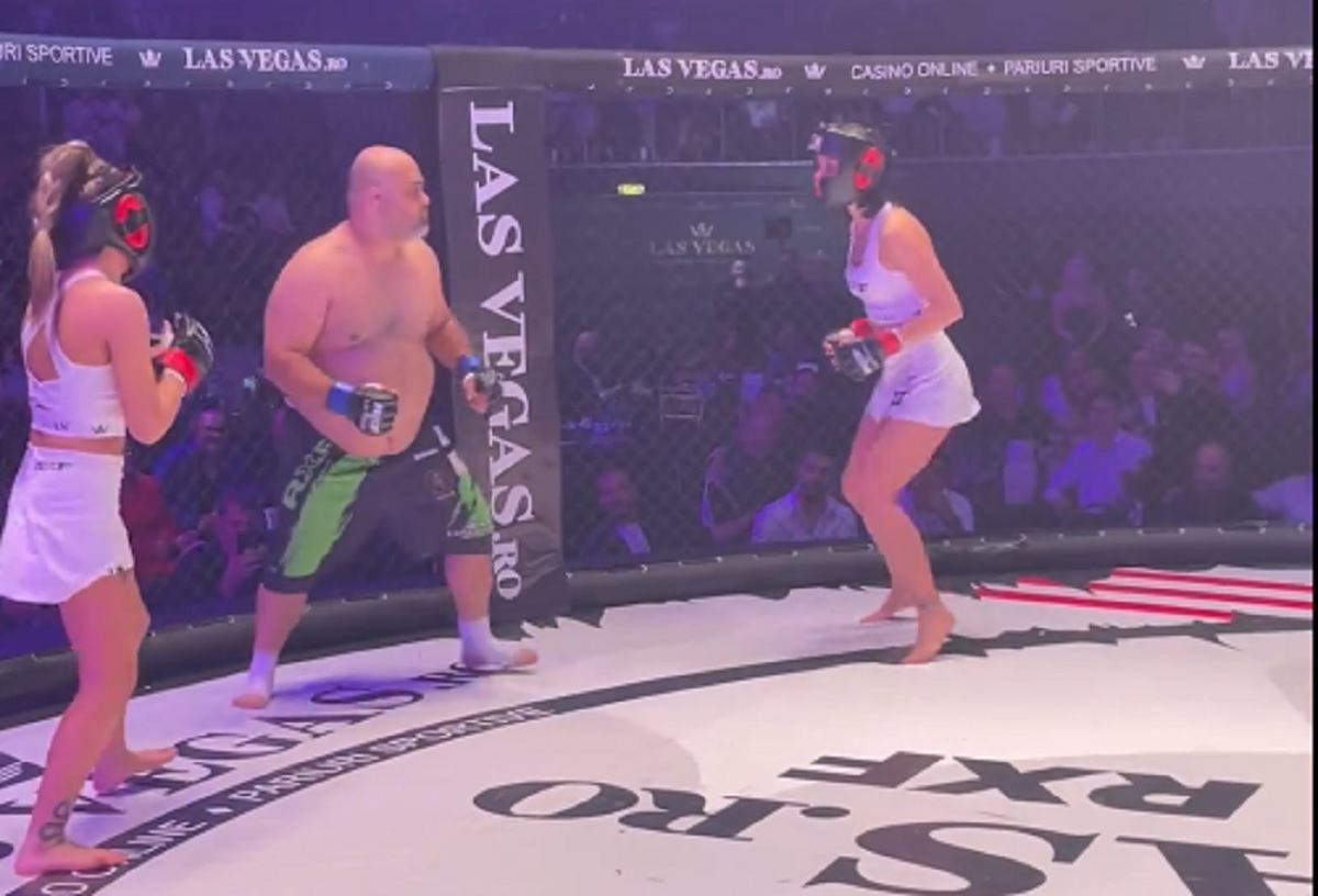 Reacție controversată și scandaloasă a bărbatului care a bătut două femei în ring