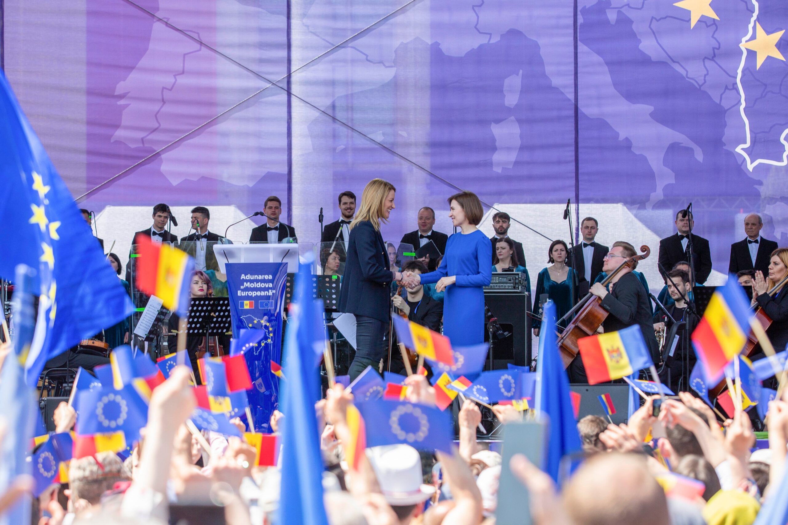 Ce spune lidera de la Chișinău după ce Roberta Metsola a fost realeasă președinte al Parlamentului European