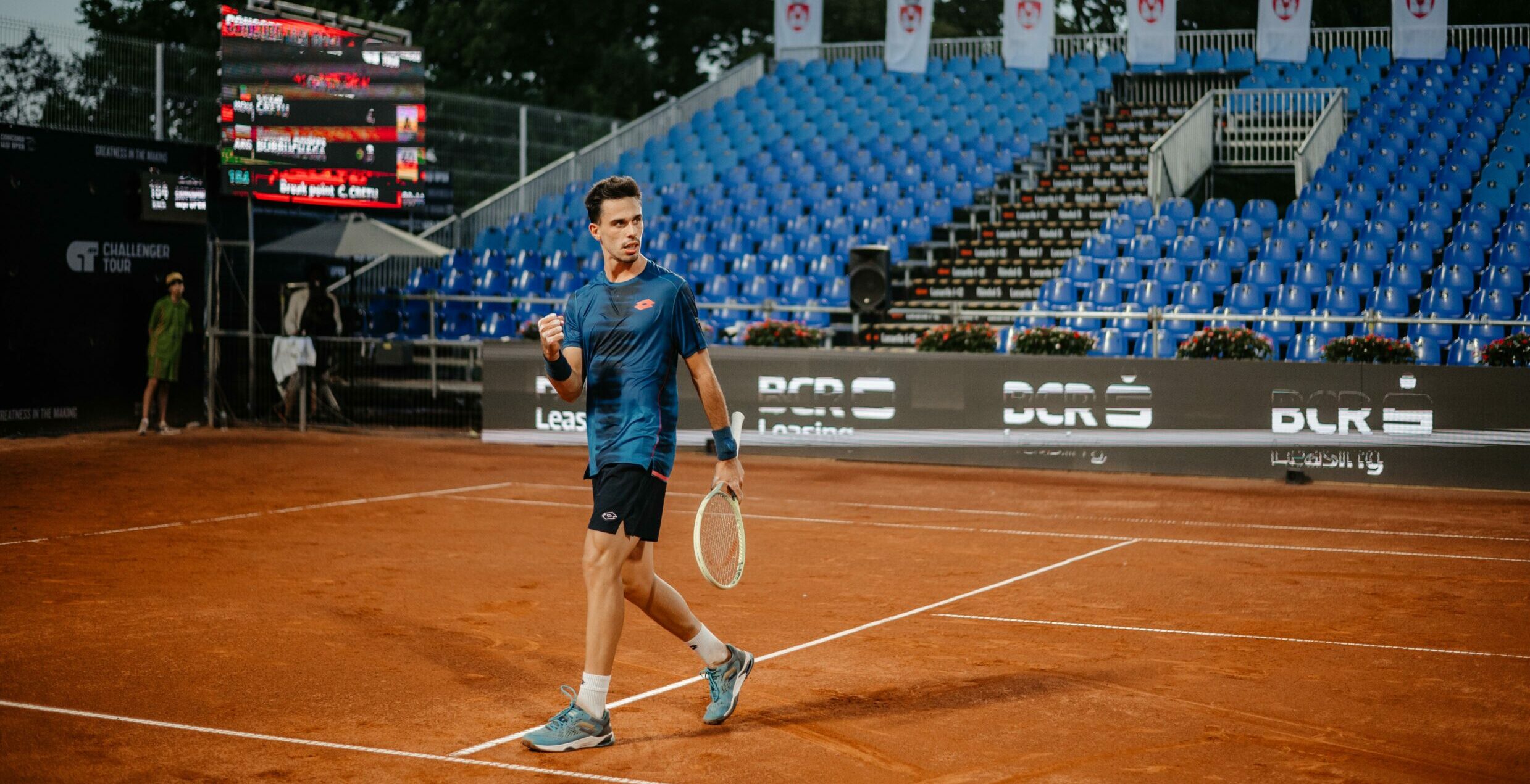 Cezar Crețu a obținut victoria carierei la Concord Iași Open! Jucătorul de tenis ieșean l-a eliminat în primul tur pe unul dintre favoriți