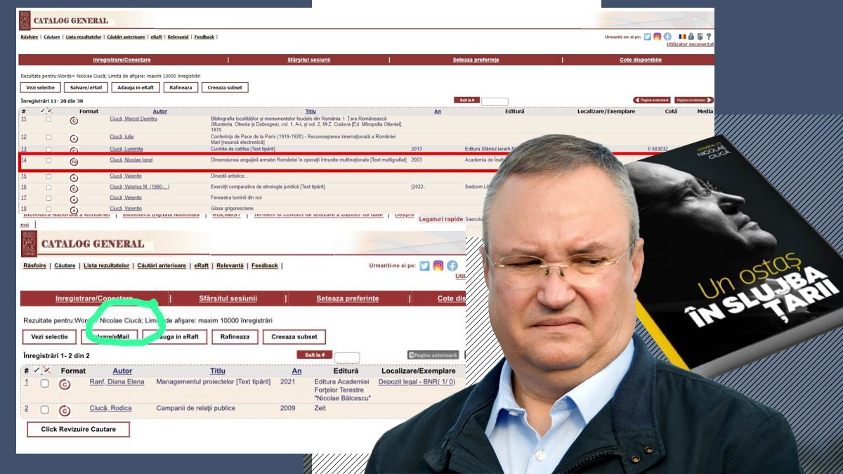 Avem dovada! Cartea lui Ciucă NU EXISTĂ! Pe ce a cheltuit PNL 2 mil. € + Cum l-a “acoperit” directorul Bibliotecii Naționale pe liderul liberal Avem dovada! Cartea lui Ciucă NU EXISTĂ! Pe ce a cheltuit PNL 2 mil. € + Cum l-a “acoperit” directorul Bibliotecii Naționale pe liderul liberal