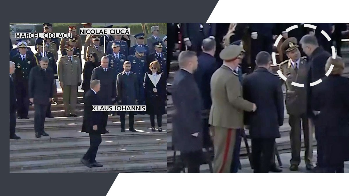 Nicolae Ciucă pune supărarea mai PRESUS de funcție. Șeful Senatului l-a lăsat pe Marcel Ciolacu să discute cu militarii. Imaginile spun totul Nicolae Ciucă pune supărarea mai PRESUS de funcție. Șeful Senatului l-a lăsat pe Marcel Ciolacu să discute cu militarii. Imaginile spun totul
