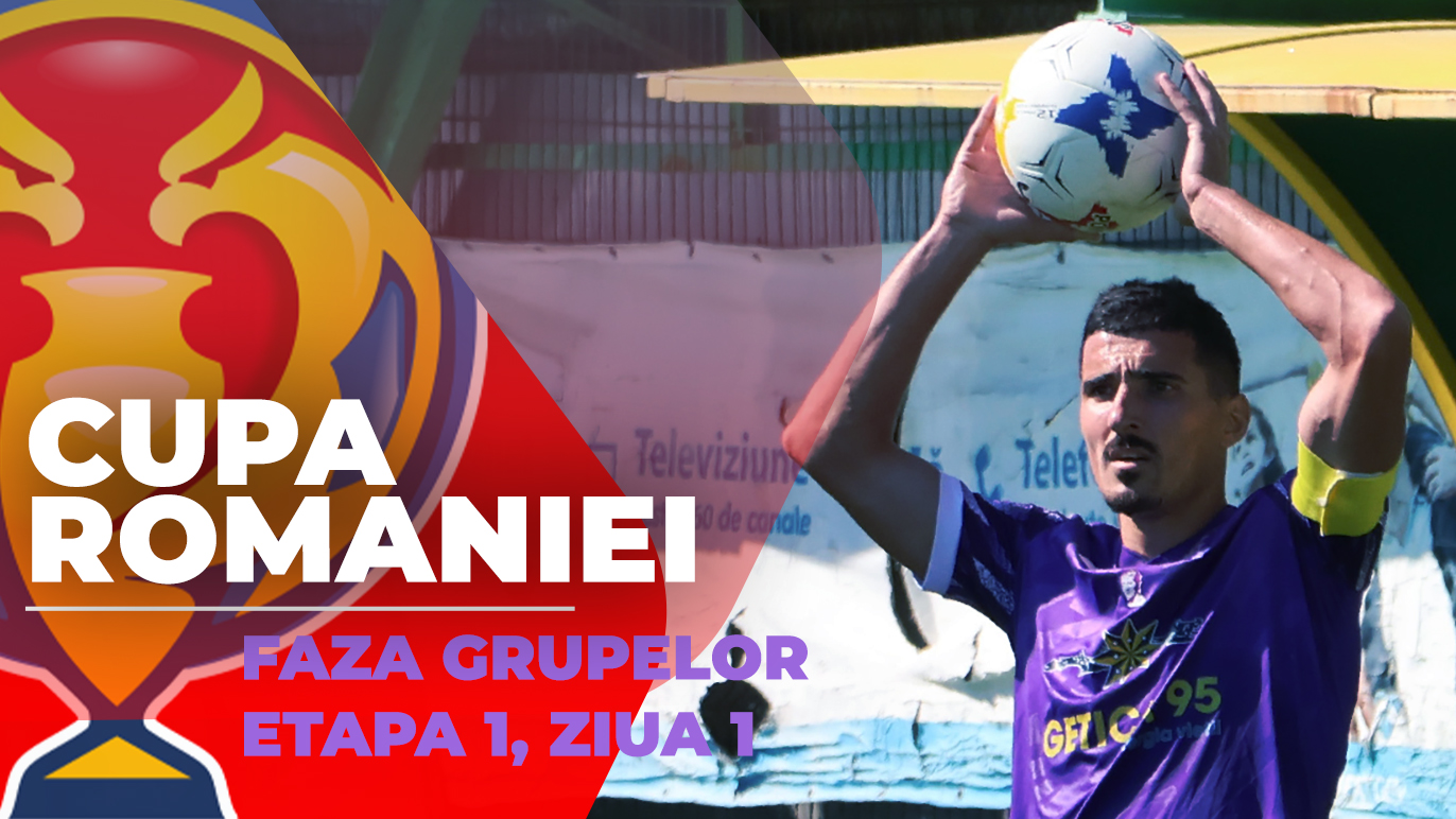 Primele meciuri din faza grupelor Cupei României ediția 2024-2025