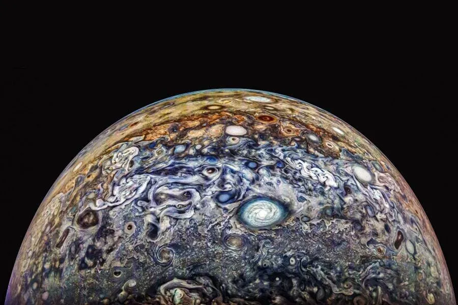 NASA a publicat cele mai clare imagini ale planetei Jupiter NASA a publicat cele mai clare imagini ale planetei Jupiter