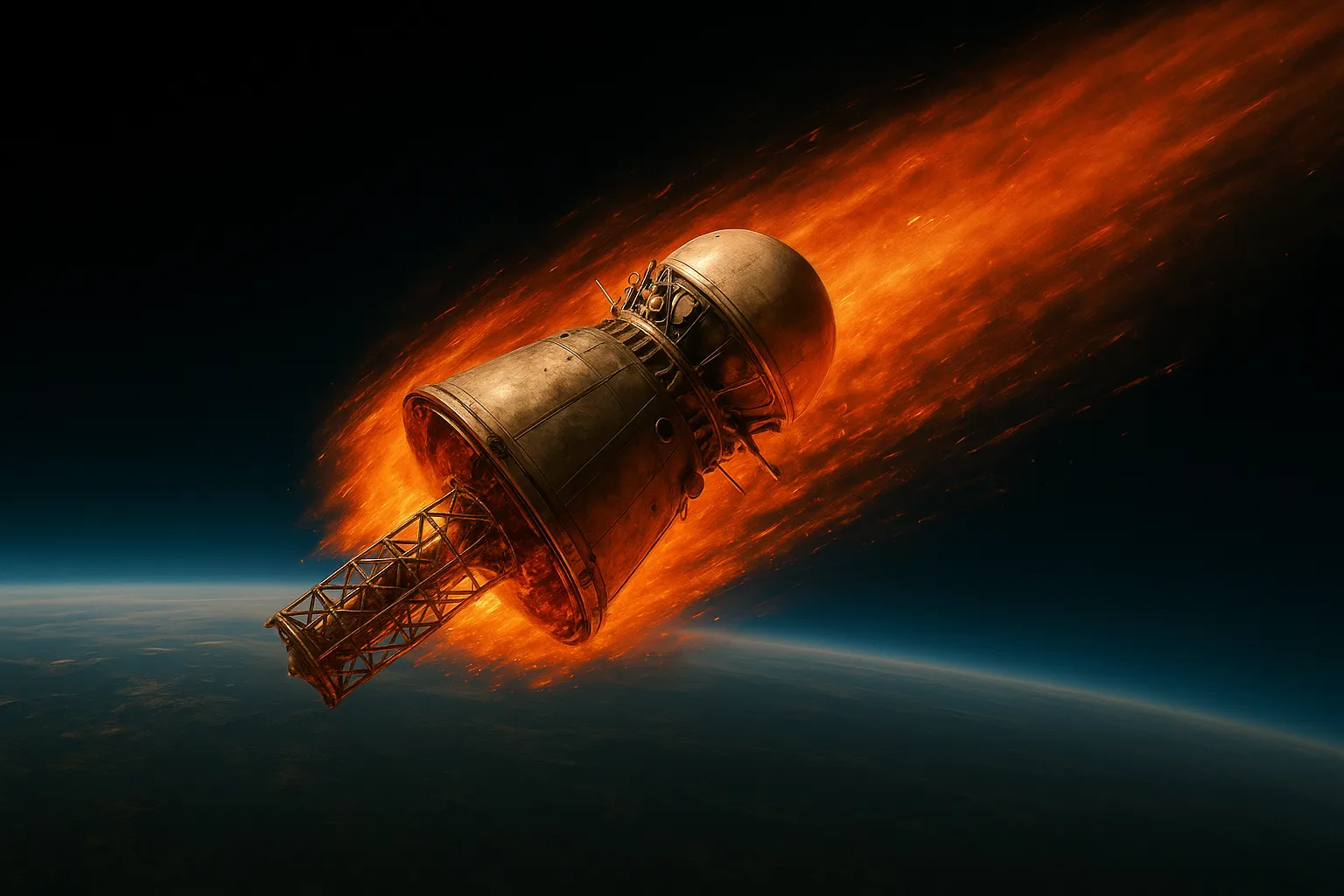 O navă spațială sovietică se va prăbuși necontrolat pe Pământ