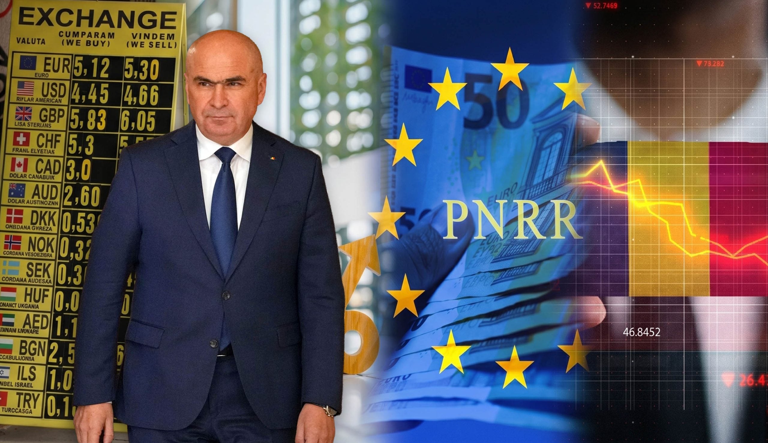 scăderea leului, creșterea dobânzilor, pierderea banilor din PNRR, retrogradarea ratingului financiar