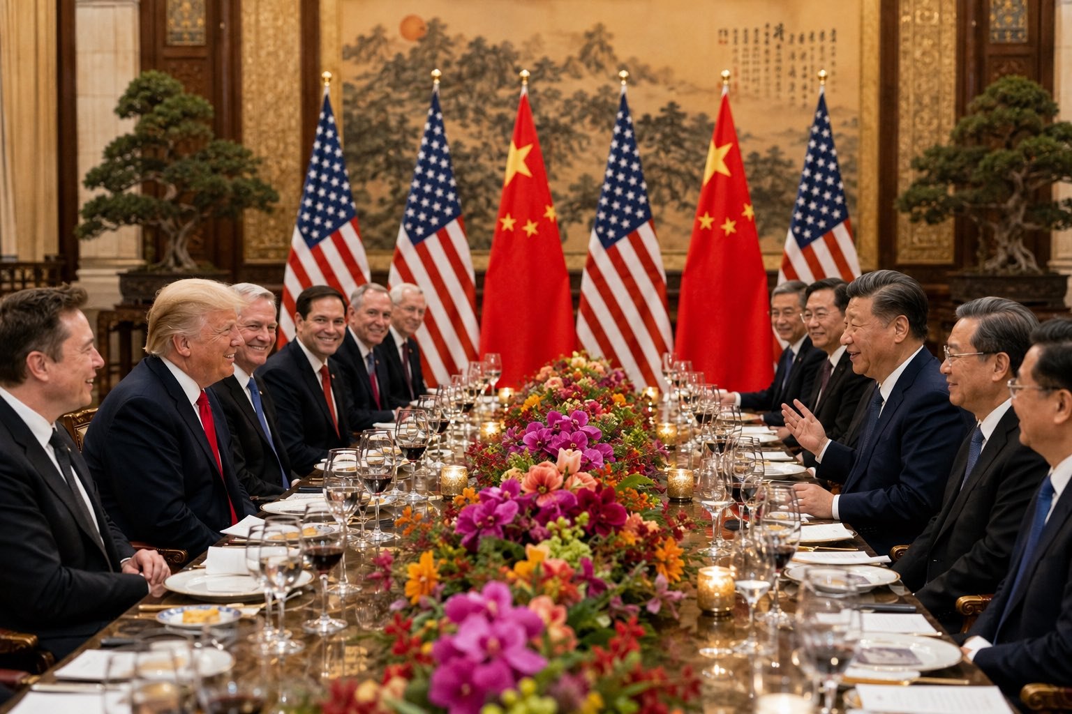 Donald Trump a dezvăluit lista „oamenilor străluciți” care îl însoțesc în China. „Să ajute Republica Populară să ajungă la un nivel și mai înalt!” Donald Trump a dezvăluit lista „oamenilor străluciți” care îl însoțesc în China. „Să ajute Republica Populară să ajungă la un nivel și mai înalt!”